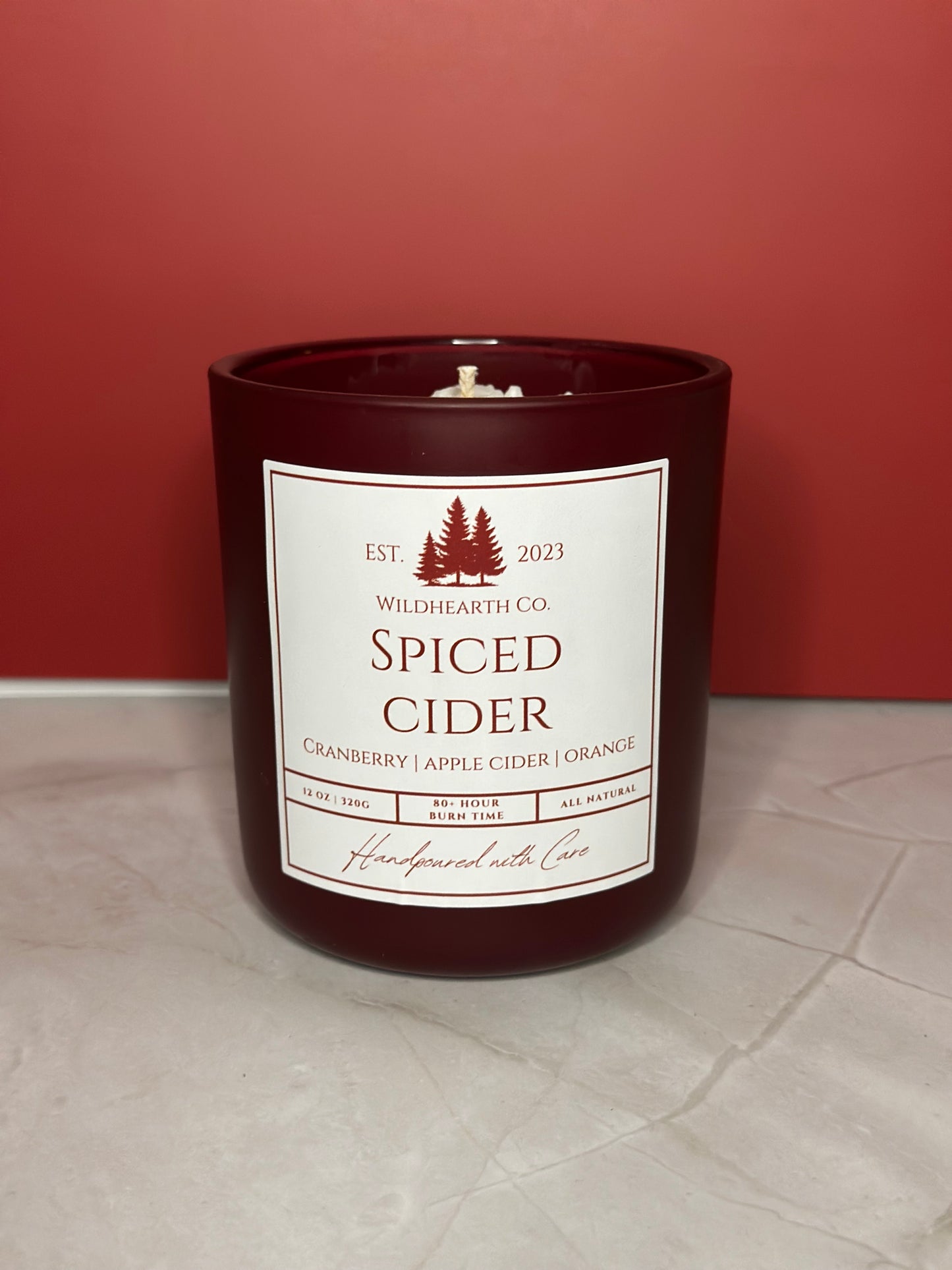 Spiced Cider – Clean-Burning Coconut Soy & Beeswax Candle | Wildhearth Co