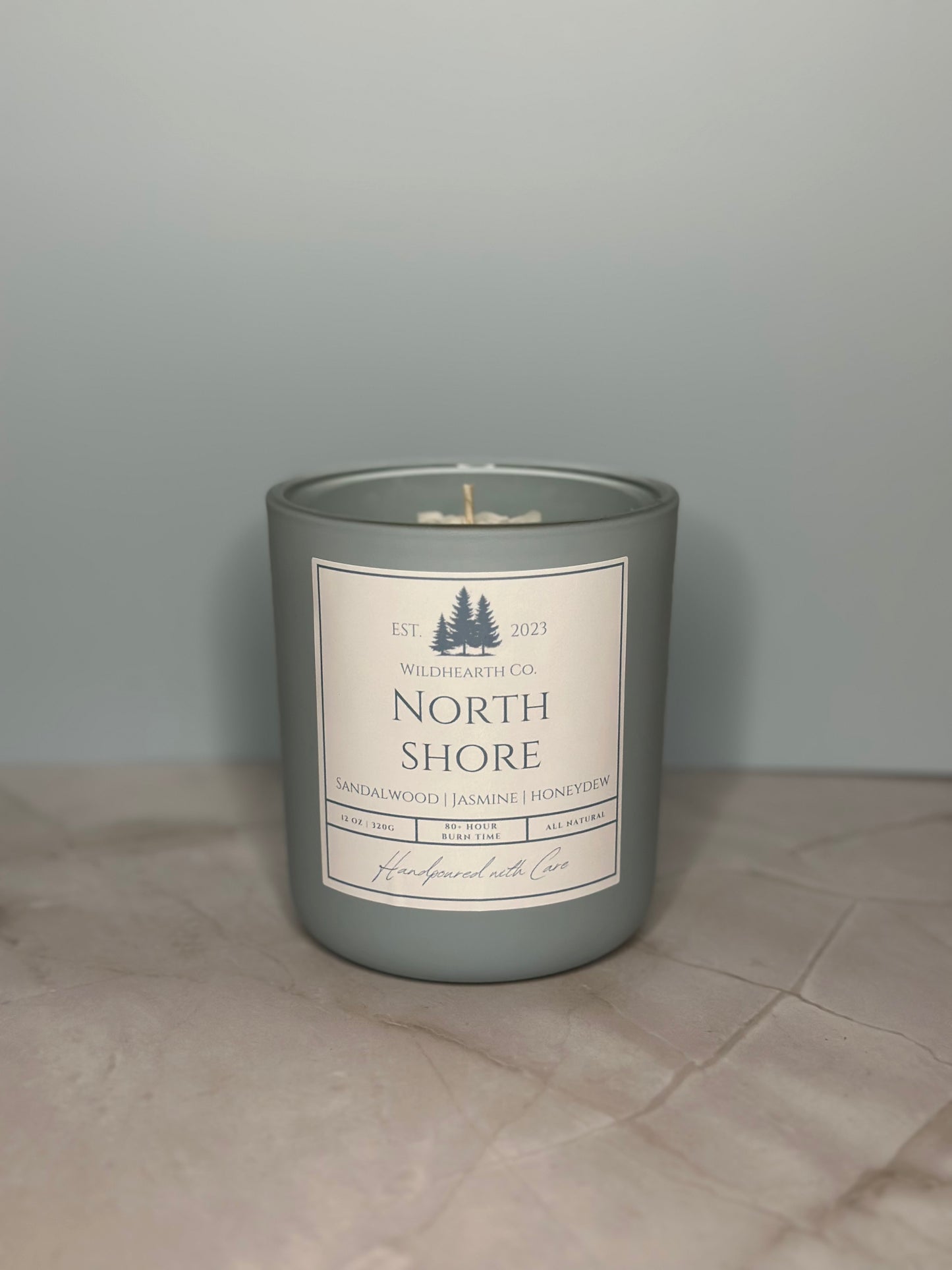 North Shore – Clean-Burning Coconut Soy & Beeswax Candle | Wildhearth Co.