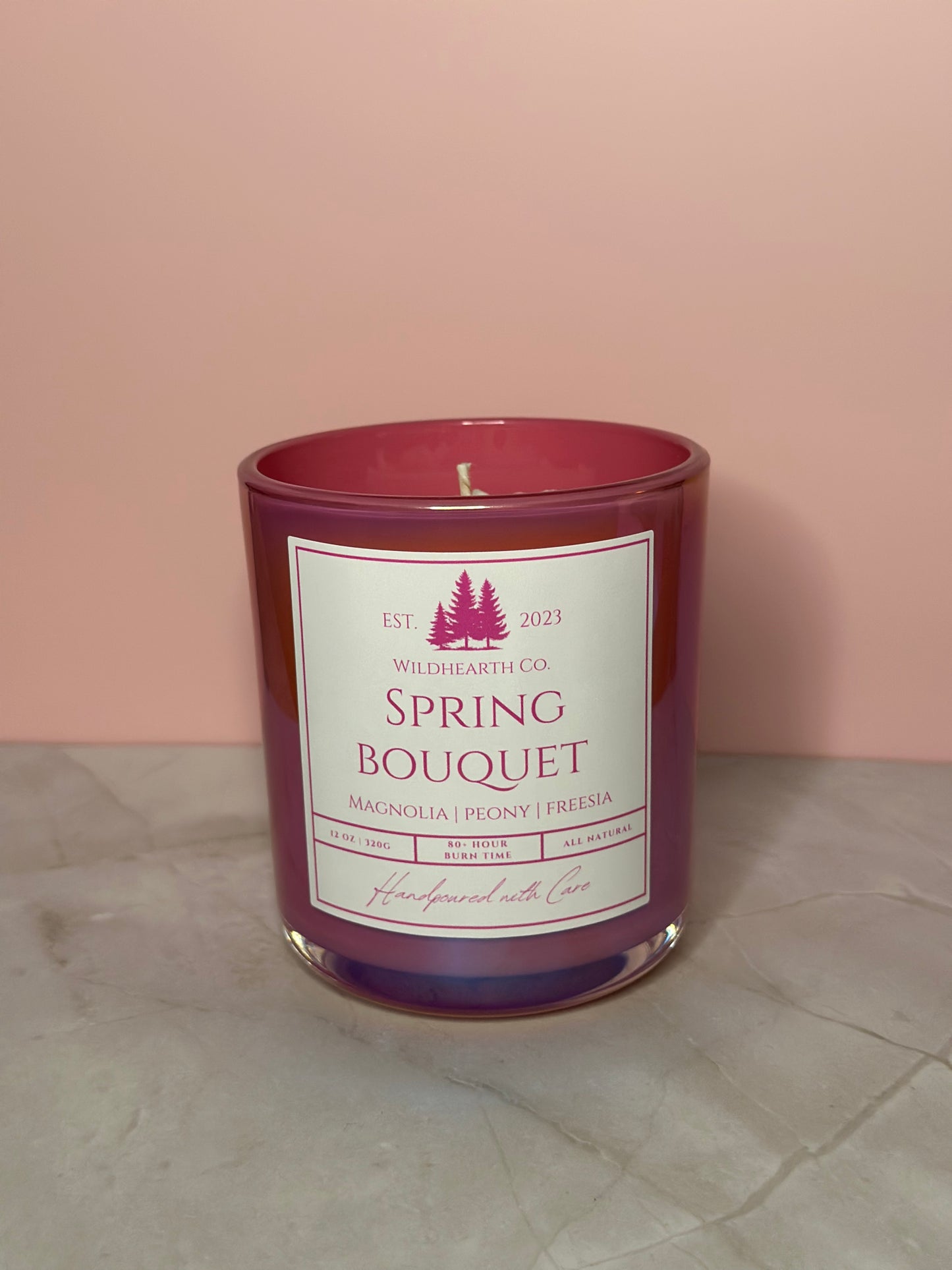 Spring Bouquet – Clean-Burning Coconut Soy & Beeswax Candle | Wildhearth Co