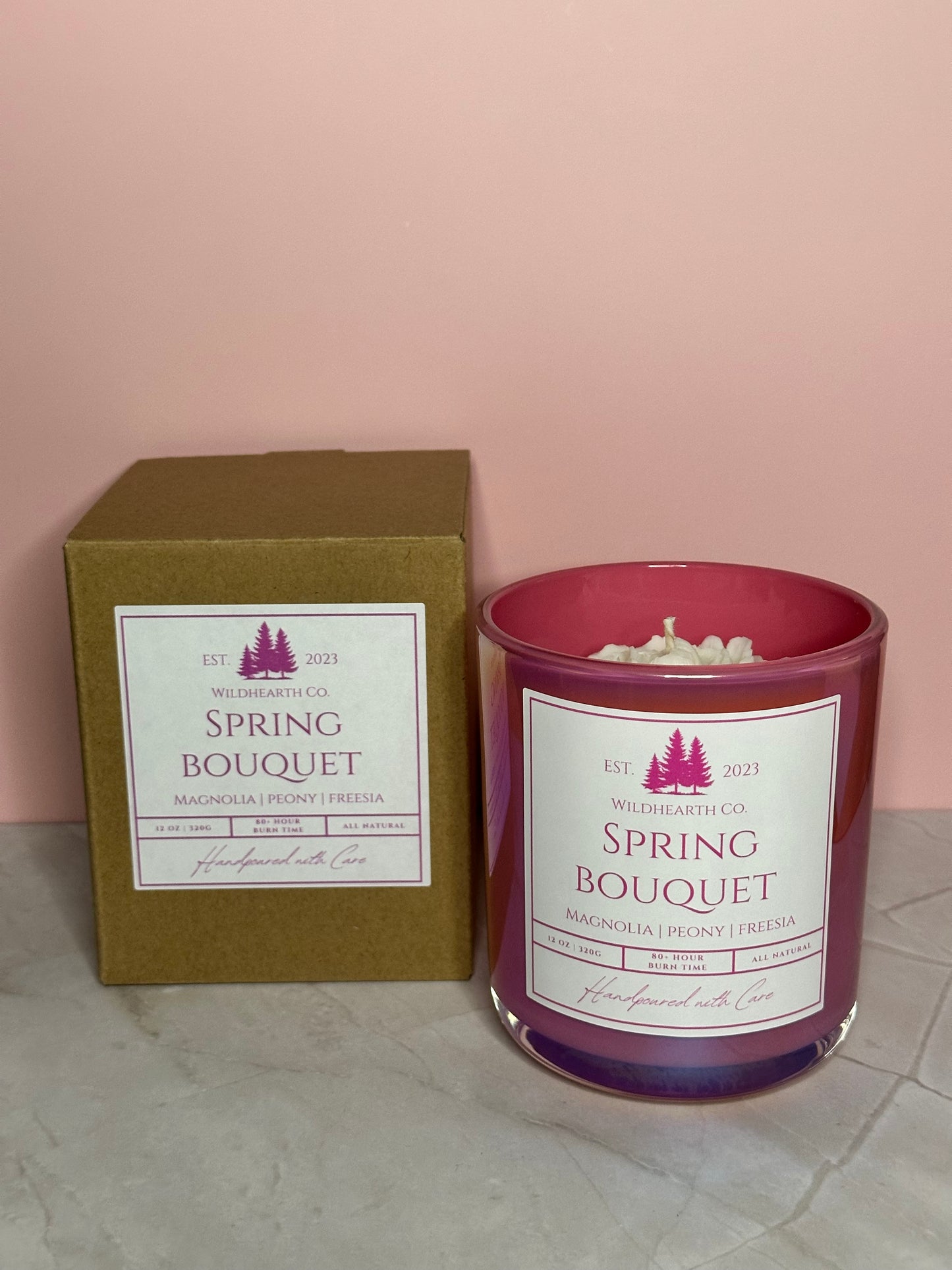 Spring Bouquet – Clean-Burning Coconut Soy & Beeswax Candle | Wildhearth Co