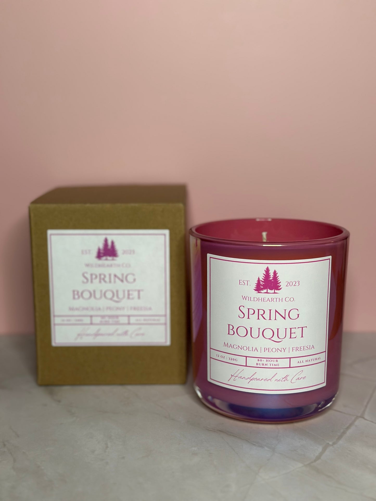 Spring Bouquet – Clean-Burning Coconut Soy & Beeswax Candle | Wildhearth Co