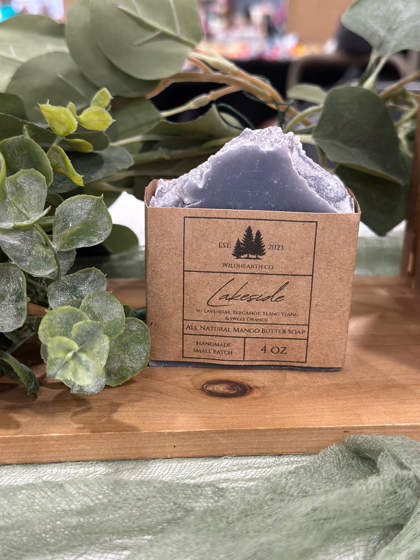 Lakeside | Lavender, Bergamot & Ylang Ylang Mango Butter Soap | WildHearth Co