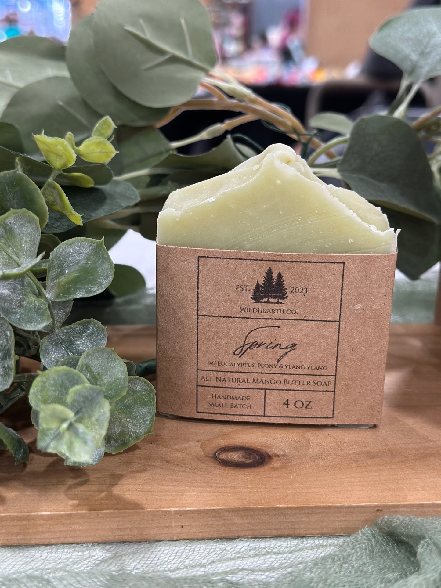 Spring | Eucalyptus, Peony & Ylang Ylang Mango Butter Soap | WildHearth Co