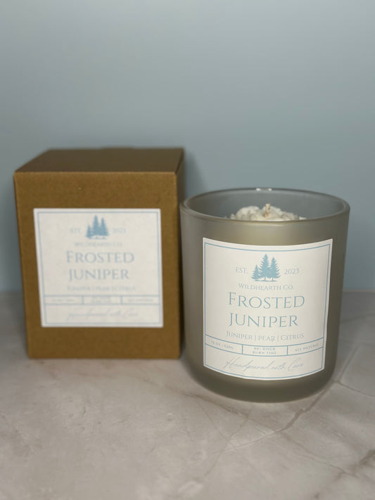 Frosted Juniper 12 oz Candle