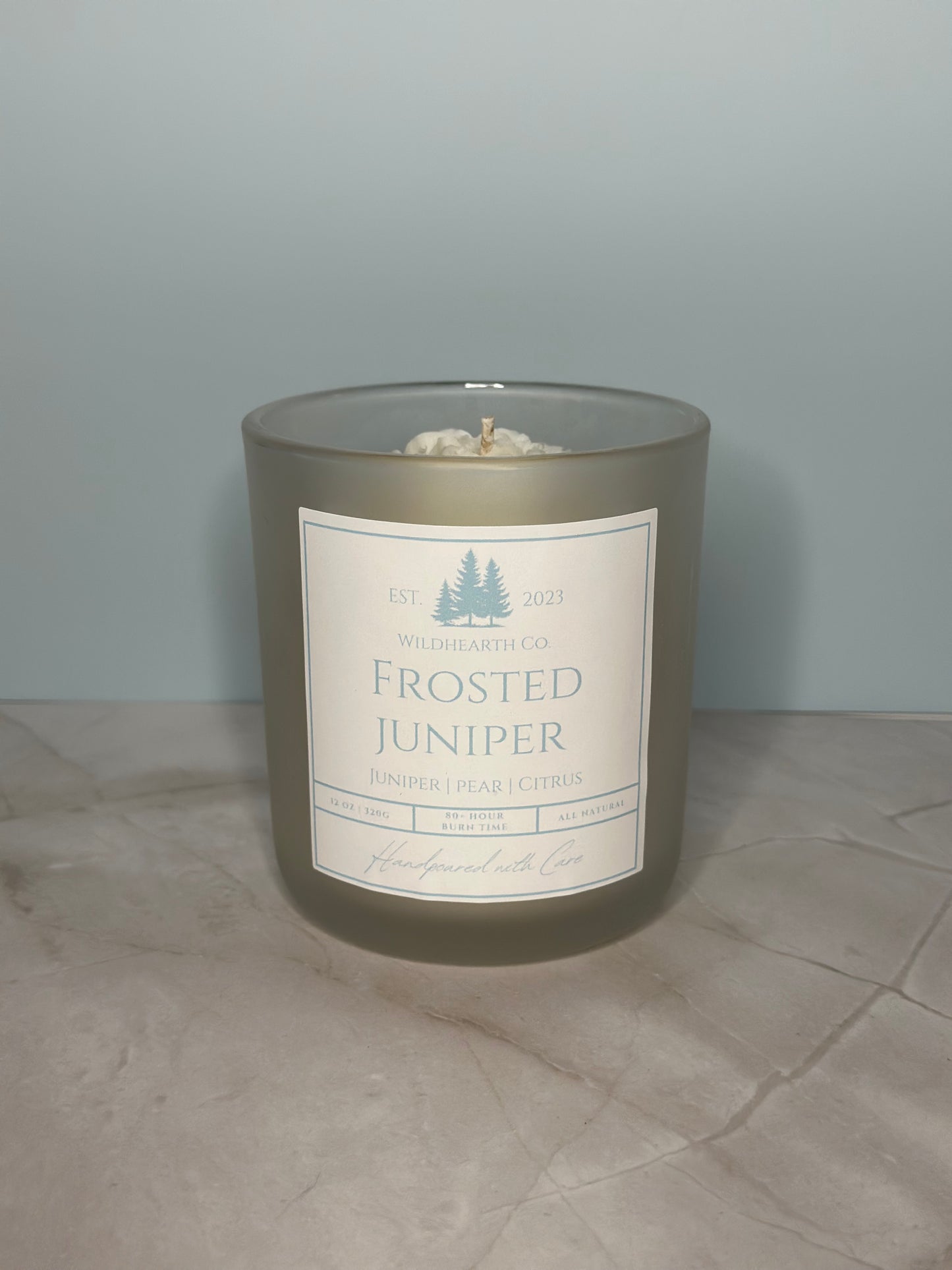 Frosted Juniper 12 oz Candle