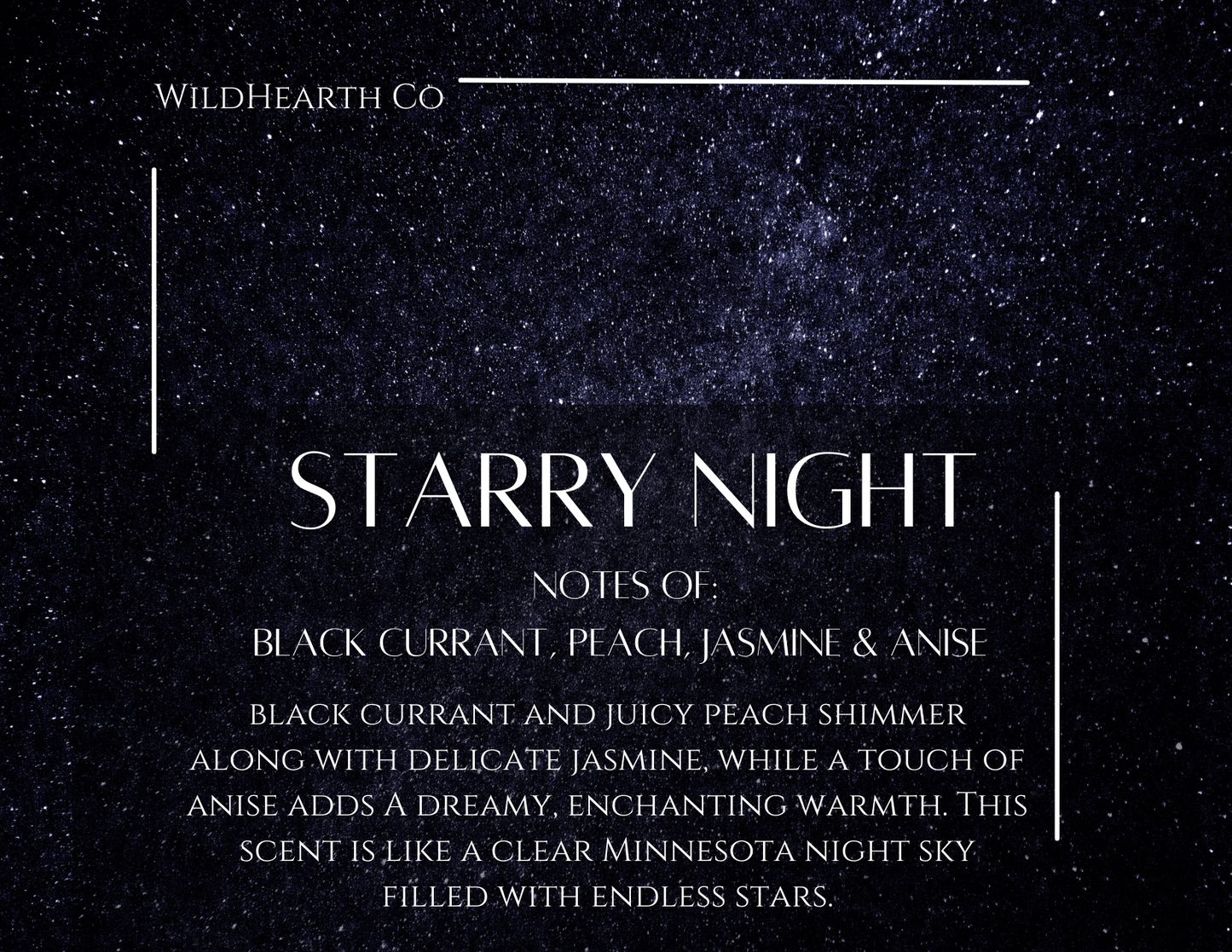 Starry Night 12 oz Candle